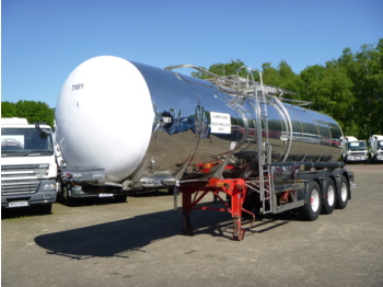 Tank semi-trailer for transportation of food Crane Fruehauf Food tank inox 30 m3 / 1 comp + pump: picture 1