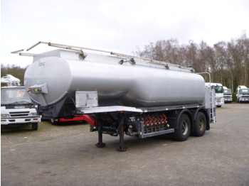 Tank semi-trailer for transportation of fuel Crane Fruehauf Fuel tank alu 22 m3 / 7 comp + steering axles: picture 1