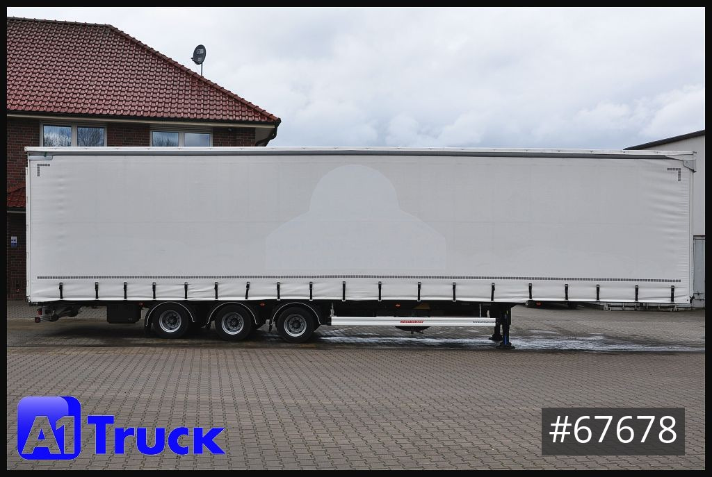 Curtainsider semi-trailer KAESSBOHRER Mega, Rollfracht Luftfracht, Rollboden, Air Cargo