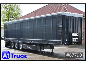 Curtainsider semi-trailer KRONE SD 27, 2 x Liftache, VDI 2700, Easy Tarp, Getränke