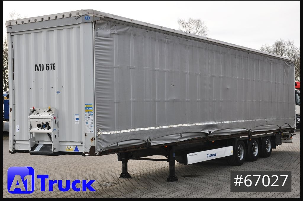 Curtainsider semi-trailer KRONE SD, Liftachse, Getränke, 2900mm innen,  VDI 2700