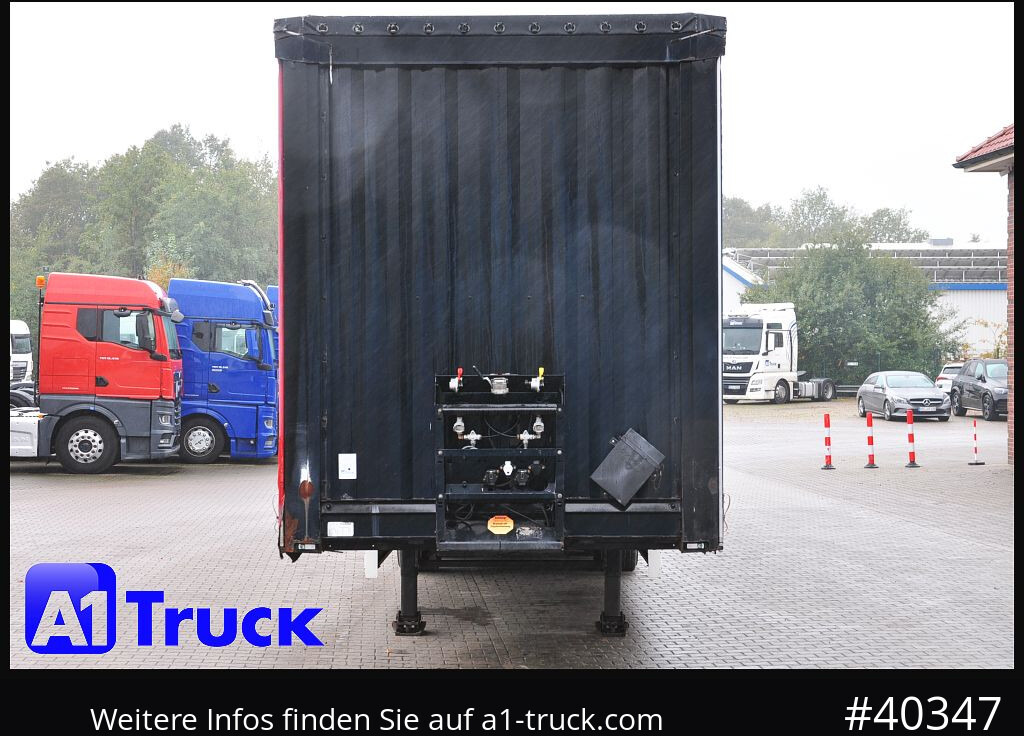Curtainsider semi-trailer KRONE SD, Mega, BPW , Hubdach, Scheibenbremse