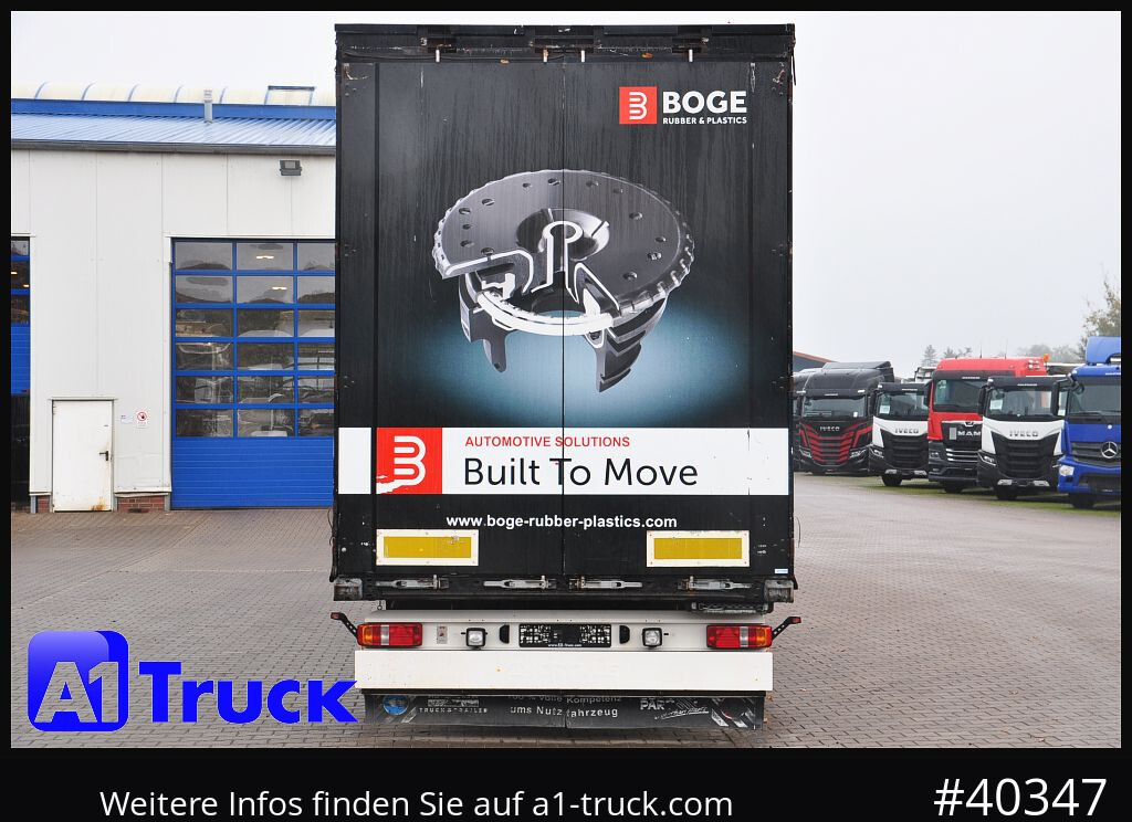 Curtainsider semi-trailer KRONE SD, Mega, BPW , Hubdach, Scheibenbremse