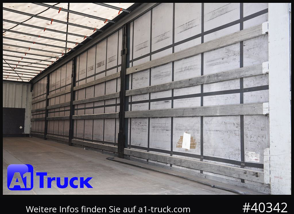 Curtainsider semi-trailer KRONE SD Tautliner, Liftachse, Palettenkasten