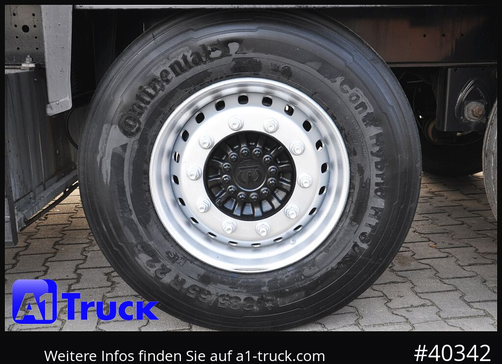 Curtainsider semi-trailer KRONE SD Tautliner, Liftachse, Palettenkasten