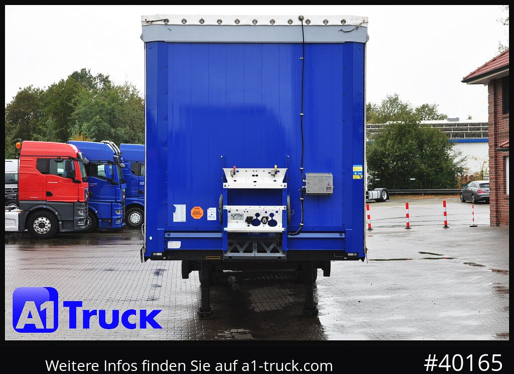 Curtainsider semi-trailer KRONE Tautliner, Lenkachse, Coimulde, Ice Protect, TÜV 09/2026