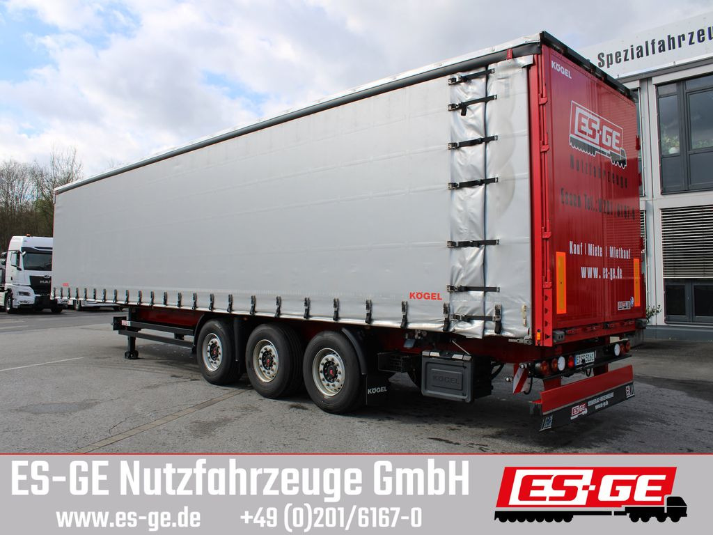 Curtainsider semi-trailer Kögel 3-Achs-Cargo-Coil-Pritschensattelanhänger