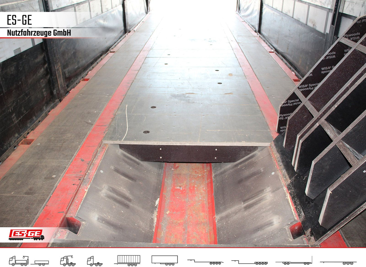 Curtainsider semi-trailer Kögel 3-Achs-Cargo-Coil-Pritschensattelanhänger