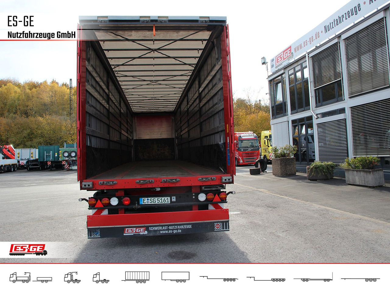 Curtainsider semi-trailer Kögel 3-Achs-Cargo-Coil-Pritschensattelanhänger