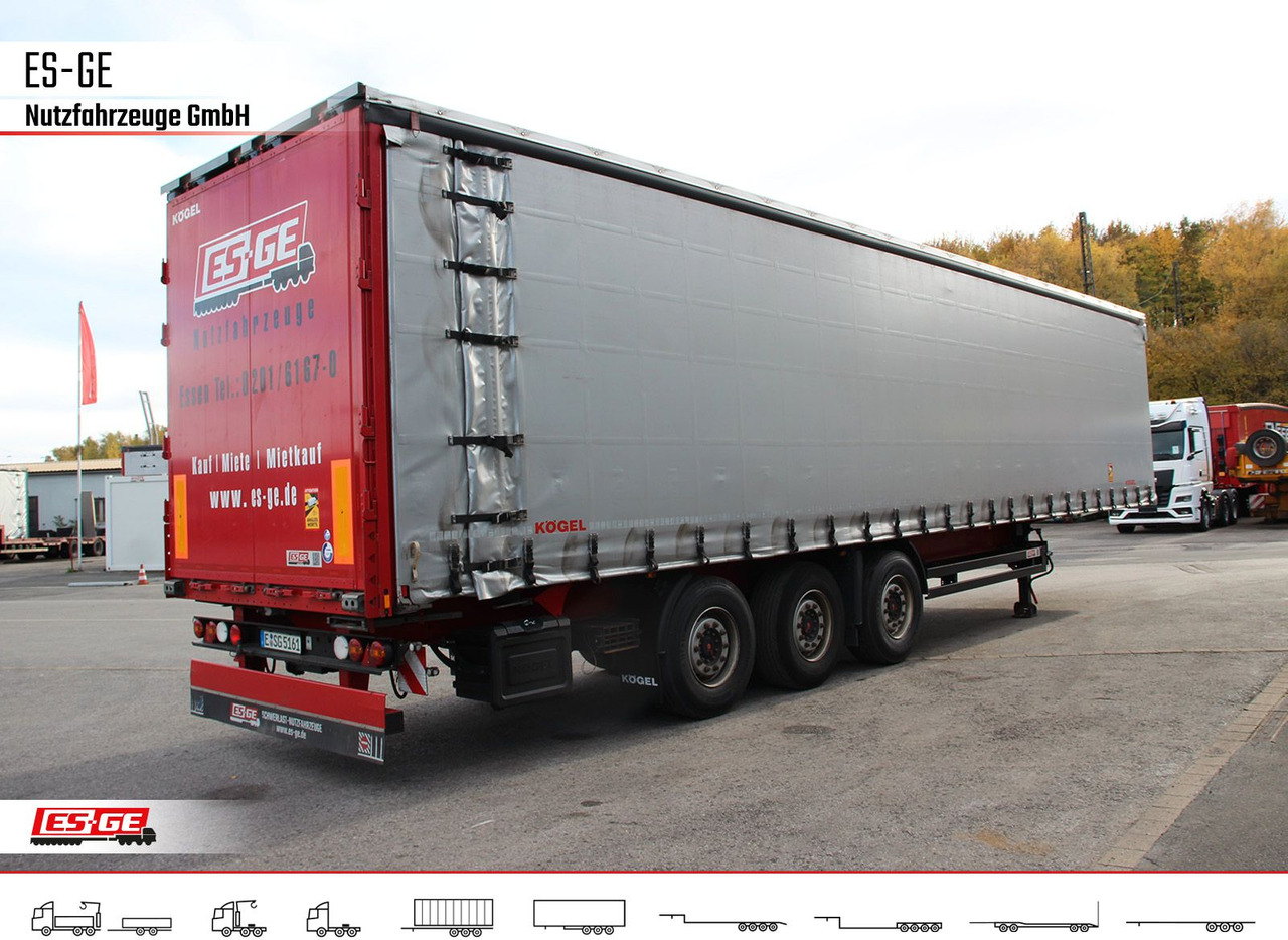 Curtainsider semi-trailer Kögel 3-Achs-Cargo-Coil-Pritschensattelanhänger