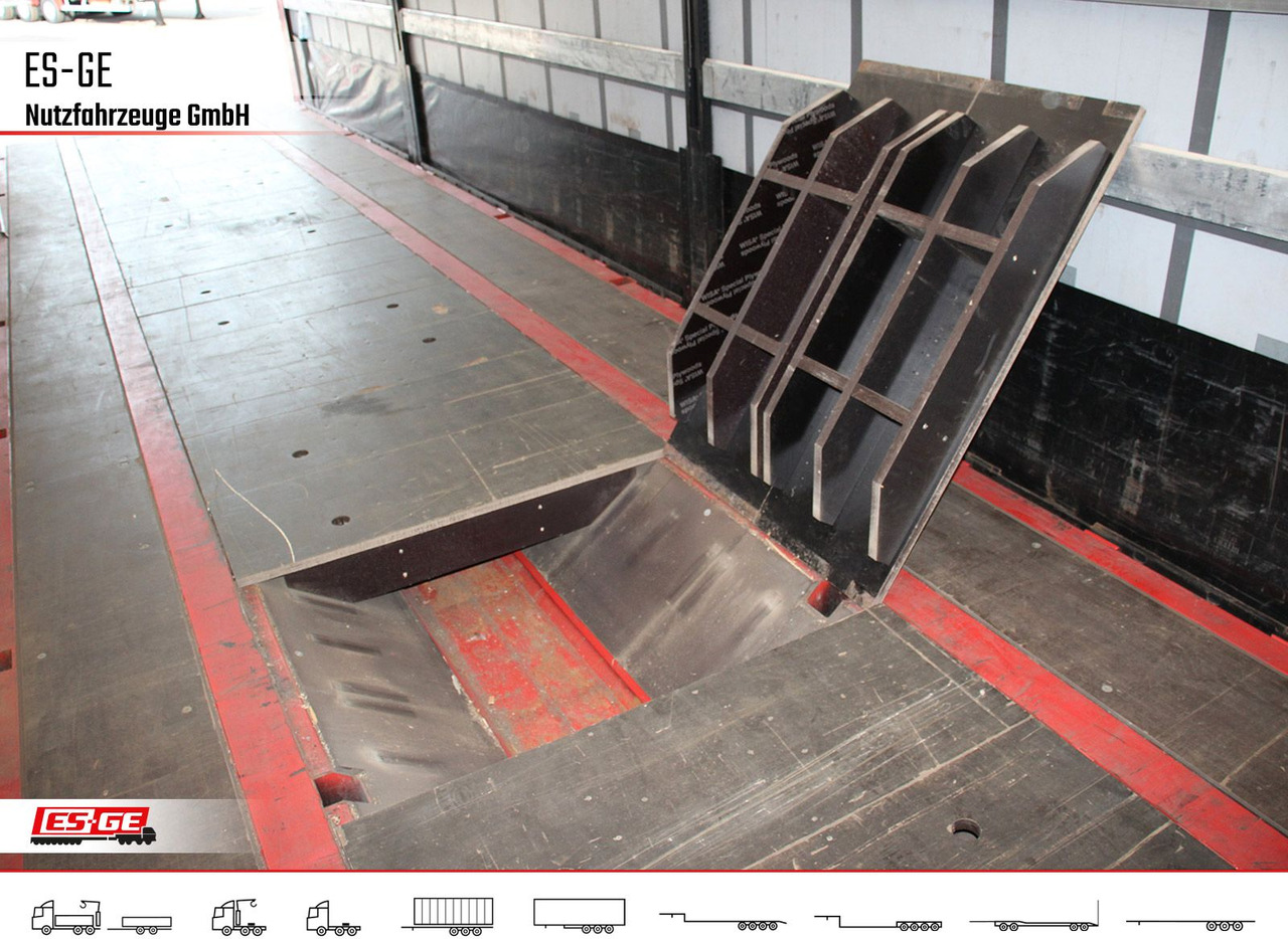 Curtainsider semi-trailer Kögel 3-Achs-Cargo-Coil-Pritschensattelanhänger