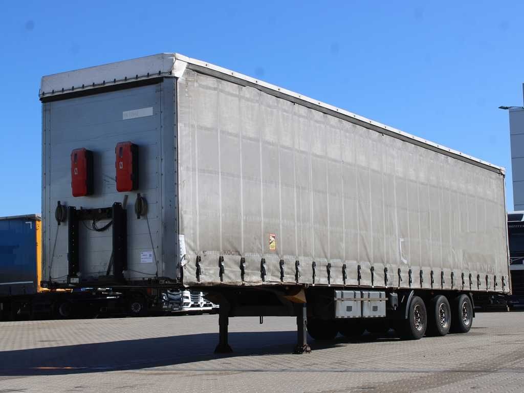 Curtainsider semi-trailer Kögel FOXX SN 24 / SN 24, LOWDECK, LIFTING AXLE, SAF