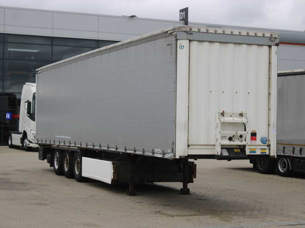 Curtainsider semi-trailer Krone PROFI LINER, MULTILOCK, LIFTING AXLE, SAF