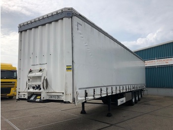 Curtainsider semi-trailer Krone SD27 13.60M. CURTAINSIDE (XL-CERTIFICATE / SLIDING ROOF / LIFT-AXLE / BPW-AXLE WITH DRUM BRAKES)