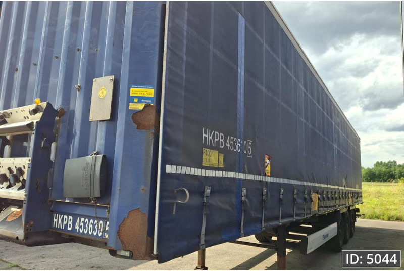 Curtainsider semi-trailer Krone SD / BPW Disk / Huckepack