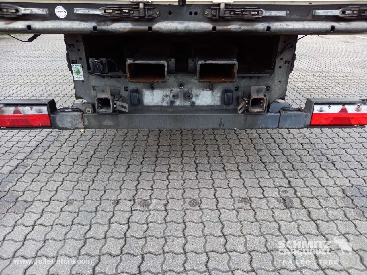 Curtainsider semi-trailer SCHMITZ Auflieger Curtainsider Standard Forklift holder