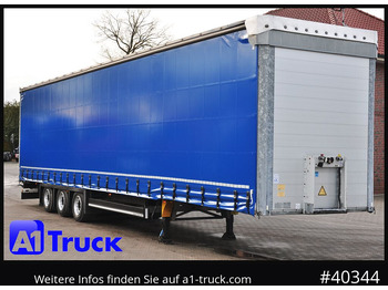 Curtainsider semi-trailer SCHMITZ SCS 24, Mega, neue Plane,