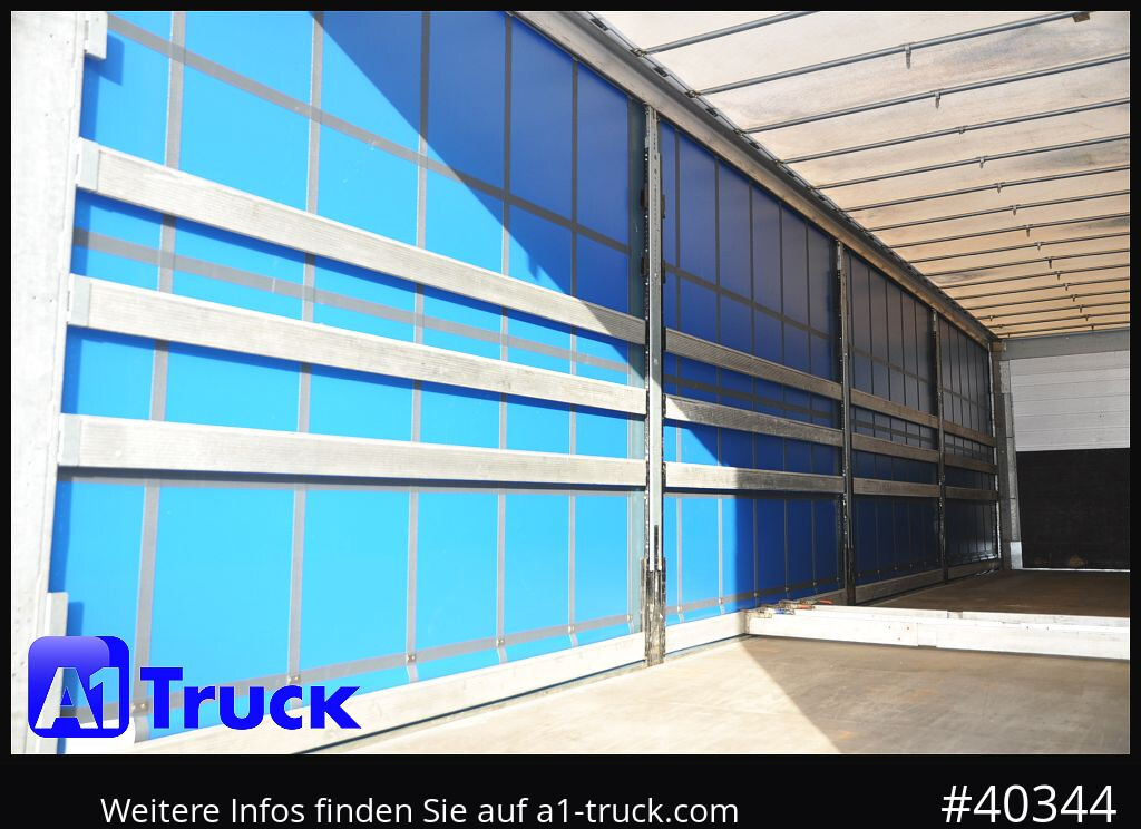 Curtainsider semi-trailer SCHMITZ SCS 24, Mega, neue Plane,
