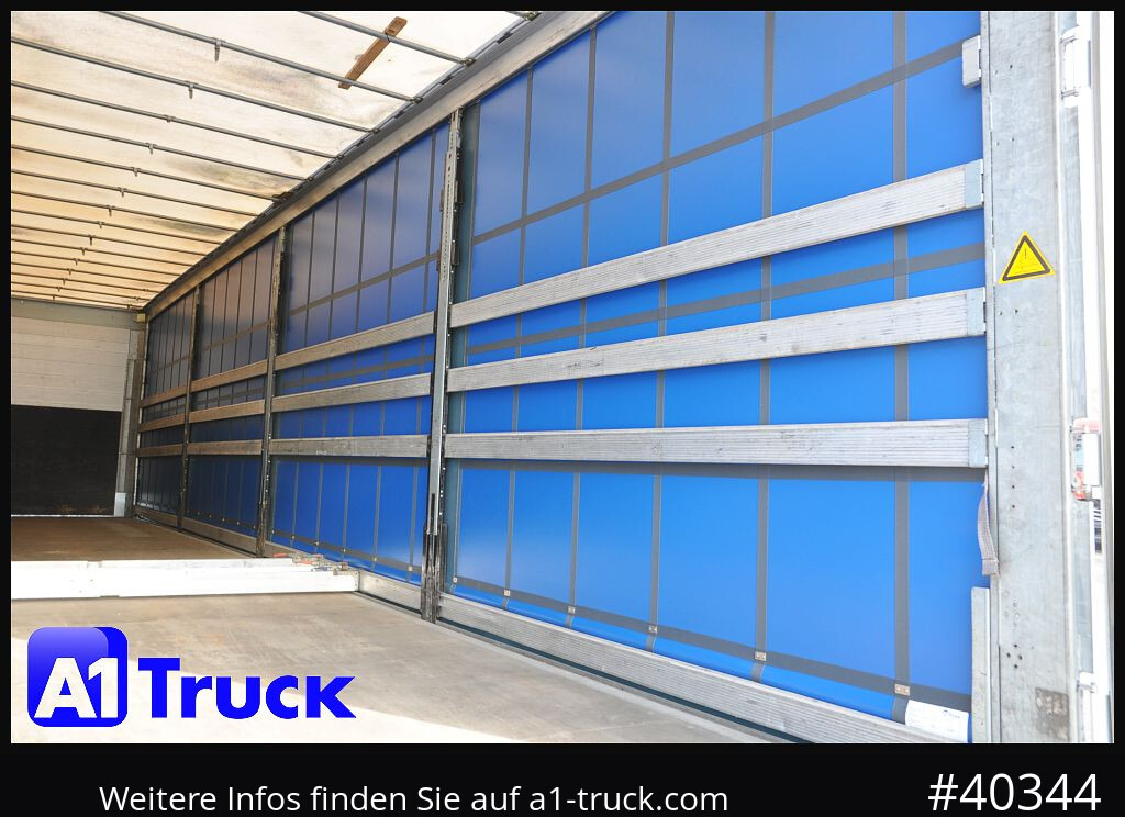 Curtainsider semi-trailer SCHMITZ SCS 24, Mega, neue Plane,