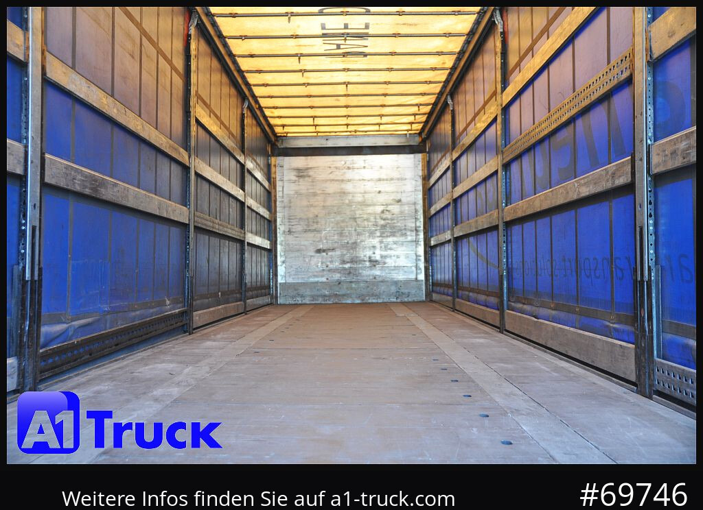 Curtainsider semi-trailer SCHMITZ SD Tautliner, Code XL, Bahn, verzinkt