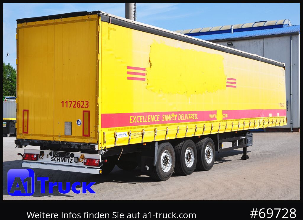 Curtainsider semi-trailer SCHMITZ SD Tautliner, Code XL,VDI 2700, DC 9.5, verzinkt,