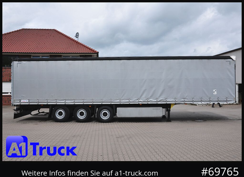 Curtainsider semi-trailer SCHMITZ SD Tautliner, Coil, Code XL,verzinkt, Liftachse, 1 Vorbesitzer