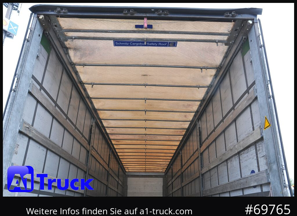 Curtainsider semi-trailer SCHMITZ SD Tautliner, Coil, Code XL,verzinkt, Liftachse, 1 Vorbesitzer