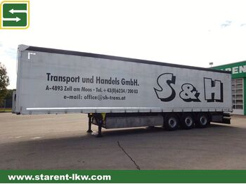 Curtainsider semi-trailer Schmitz Cargobull Tautliner, Liftachse, Palettenkasten, XL Zert.