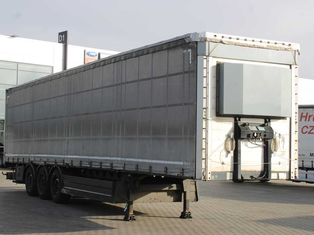 Curtainsider semi-trailer Schwarzmüller S1, LIFTING AXLE, 2X PALLET BASKET