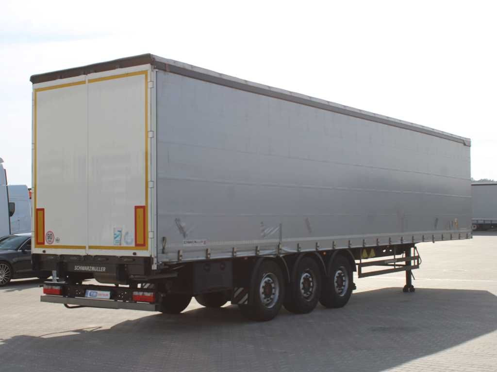 Curtainsider semi-trailer Schwarzmüller SPA 3/E, SAF, MULTILOCK, MULDA, PNEU 80%
