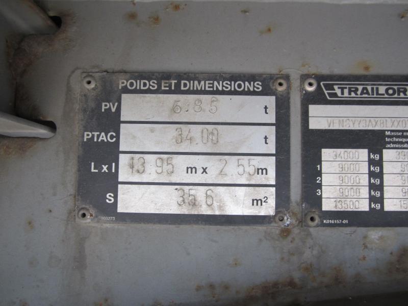 Curtainsider semi-trailer Trailor