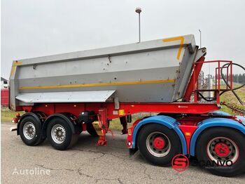 Tipper semi-trailer DANSON 2 akslet 19m3 stålkasse m. plastindlæg: picture 1