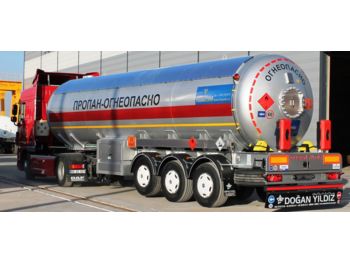 Tank semi-trailer for transportation of gas DOĞAN YILDIZ 42 m3 LPG Tank Trailer with Electrical Pump: picture 1