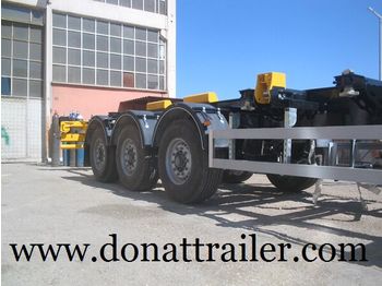 New Container transporter/ Swap body semi-trailer DONAT Extendable Container Chassis: picture 1