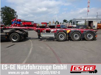 Container transporter/ Swap body semi-trailer D-TEC 3-Achs-Containerchassis: picture 1