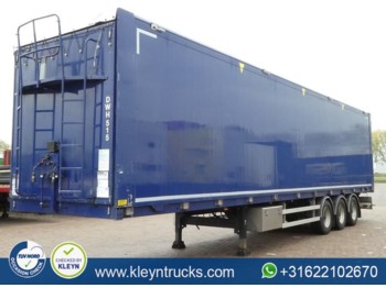 Closed box semi-trailer De Kraker FULL SIDE OPENING 93m3 lift axle: picture 1