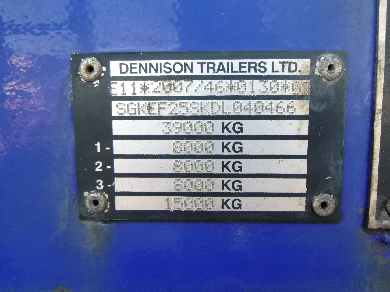 Container transporter/ Swap body semi-trailer Dennison Stack - 3 x container trailer 20-30-40-45 ft: picture 21