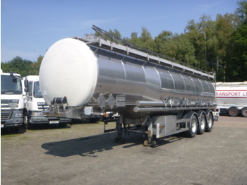 Tank semi-trailer for transportation of chemicals Dijkstra Chemical tank inox 37.5 m3 / 5 comp: picture 1