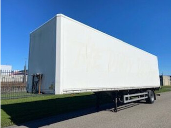 Closed box semi-trailer Diversen city oplegger plywoodgesloten met laadklep,achtersluiter.: picture 1