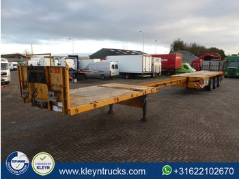 Dropside/ Flatbed semi-trailer Doll 3 AXLE STEERING 7.3m extendable: picture 1