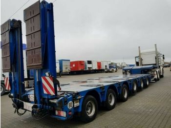 Low loader semi-trailer Doll Tieflader + ausziehbar / rampen: picture 1