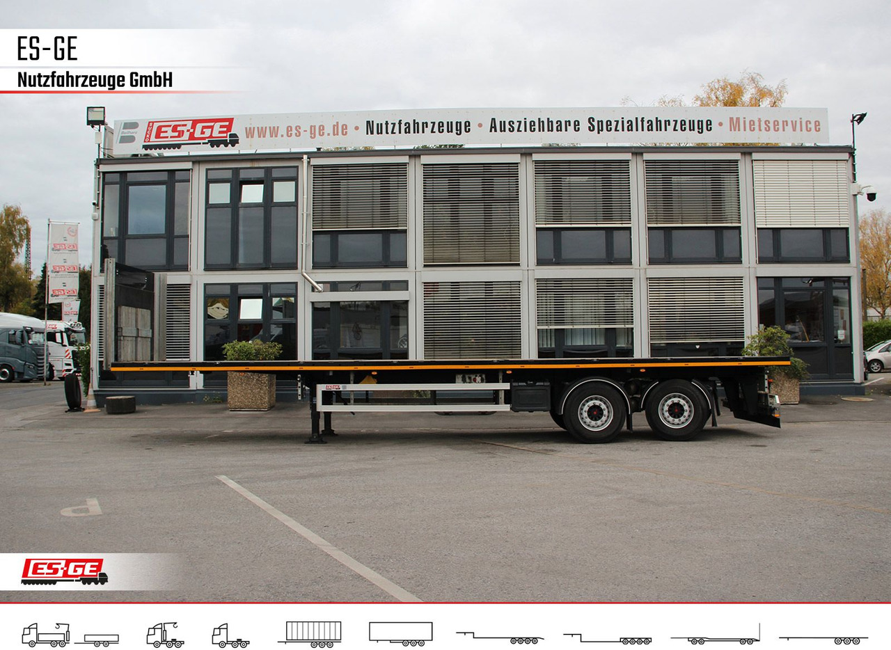 Dropside/ Flatbed semi-trailer ES-GE 2-Achs-Sattelanhänger