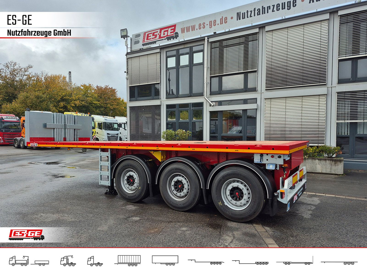 Dropside/ Flatbed semi-trailer ES-GE 3-Achs-Ballastauflieger