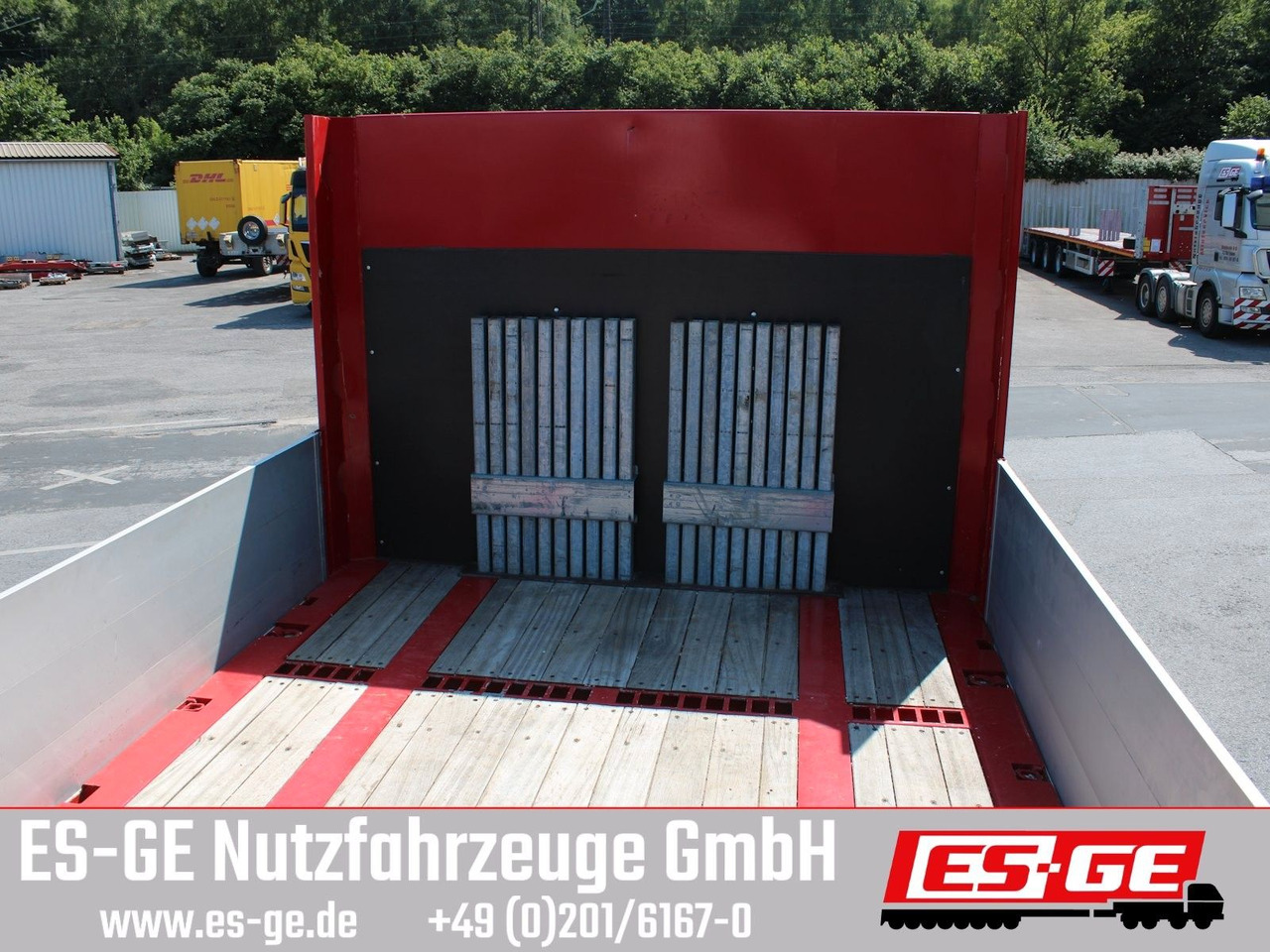 Dropside/ Flatbed semi-trailer ES-GE 3-Achs Sattelanhänger -Bordwände ES-GE 3-Achs Sattelanhänger -Bordwände