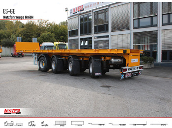 Dropside/ Flatbed semi-trailer  ES-GE 4-Achs-Ballastauflieger
