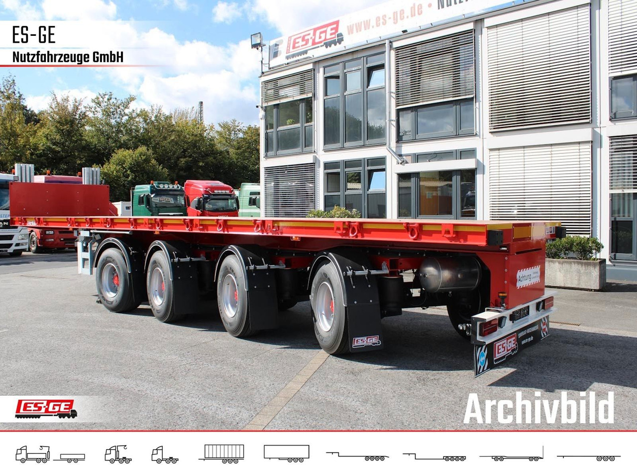 Dropside/ Flatbed semi-trailer ES-GE 4-Achs-Ballastauflieger