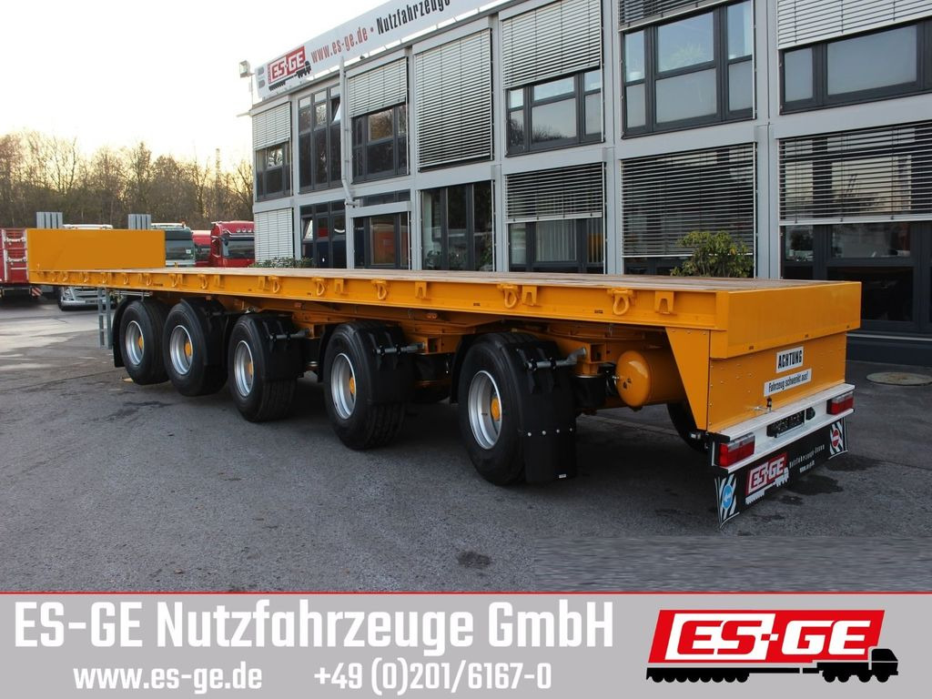 Dropside/ Flatbed semi-trailer ES-GE 5-Achs-Ballastauflieger