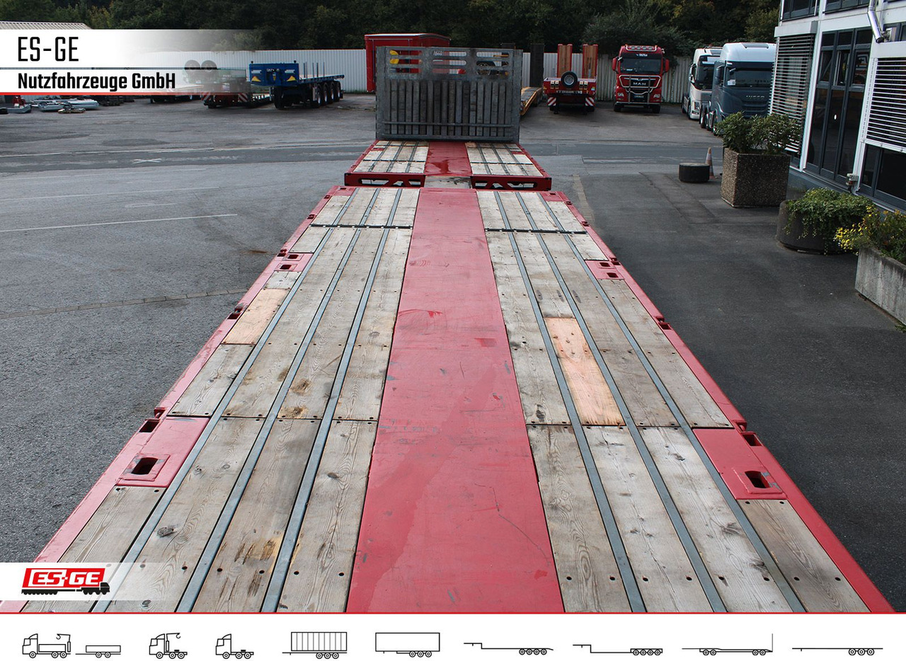 Dropside/ Flatbed semi-trailer Faymonville MAX Trailer MAX200 Telesattel