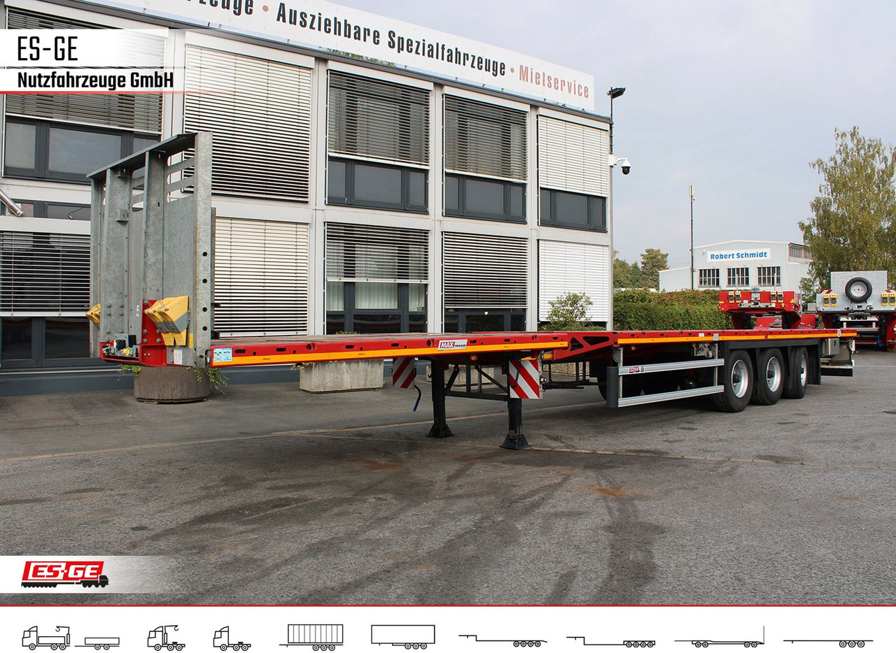 Dropside/ Flatbed semi-trailer Faymonville MAX Trailer MAX200 Telesattel