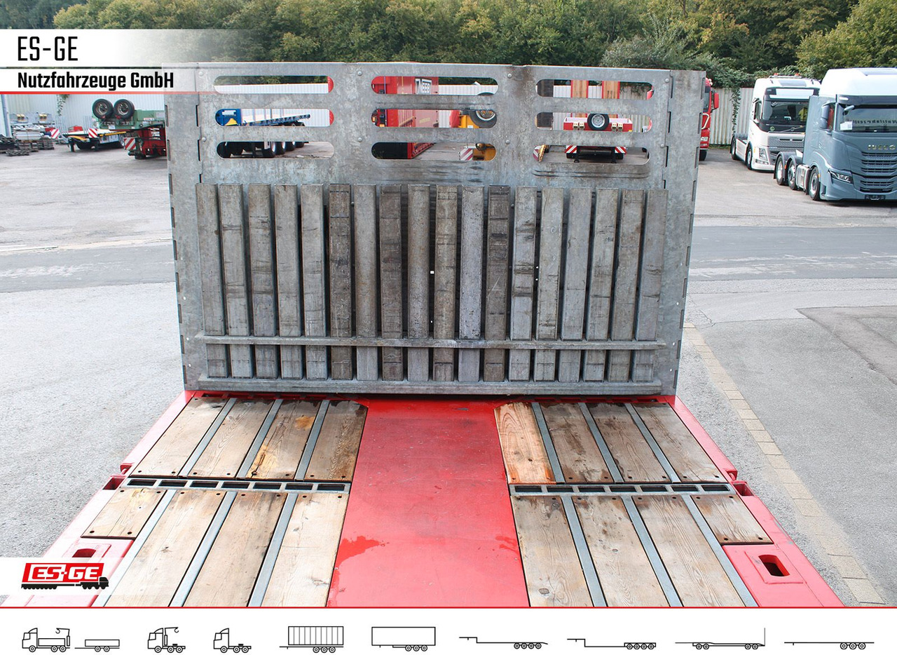 Dropside/ Flatbed semi-trailer Faymonville MAX Trailer MAX200 Telesattel